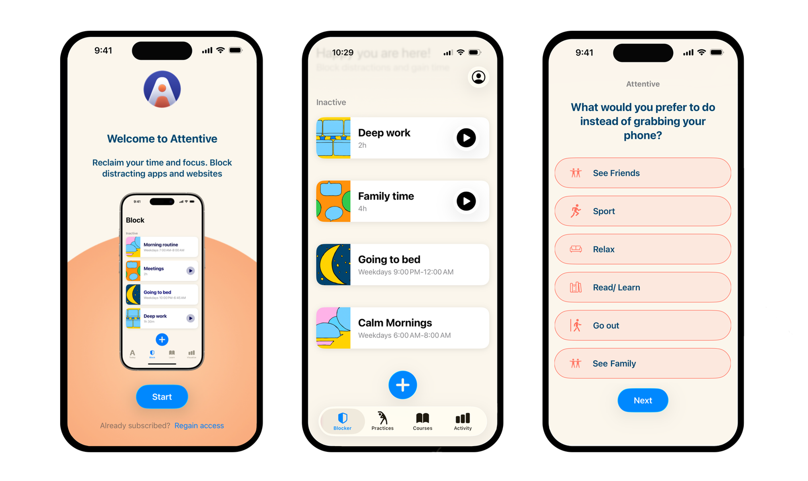 screenview attentive app social media blocker